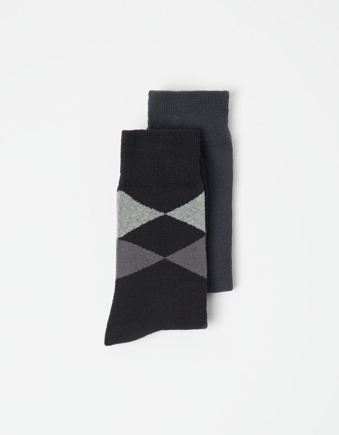 Pack 2 Pares de Meias, Homem, Cinzento Escuro