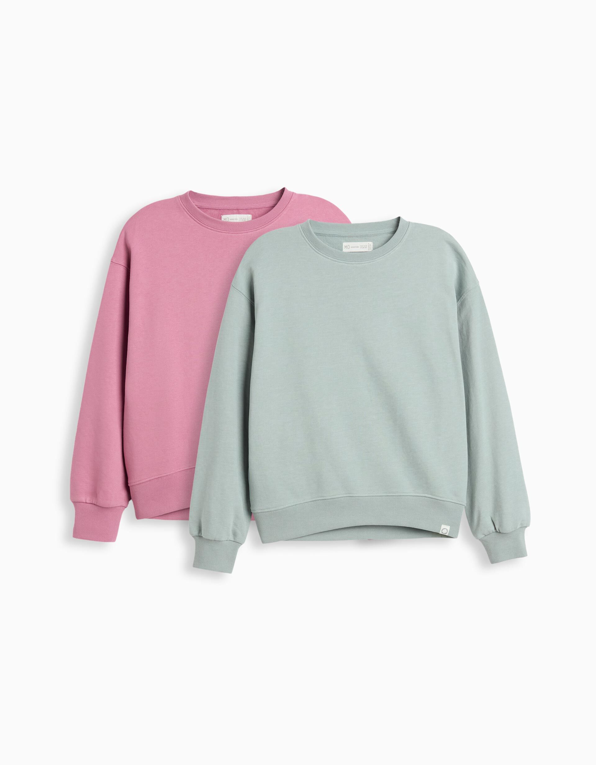Comprar Online Pack 2 Sweatshirts De Felpa, Menina, Verde Claro