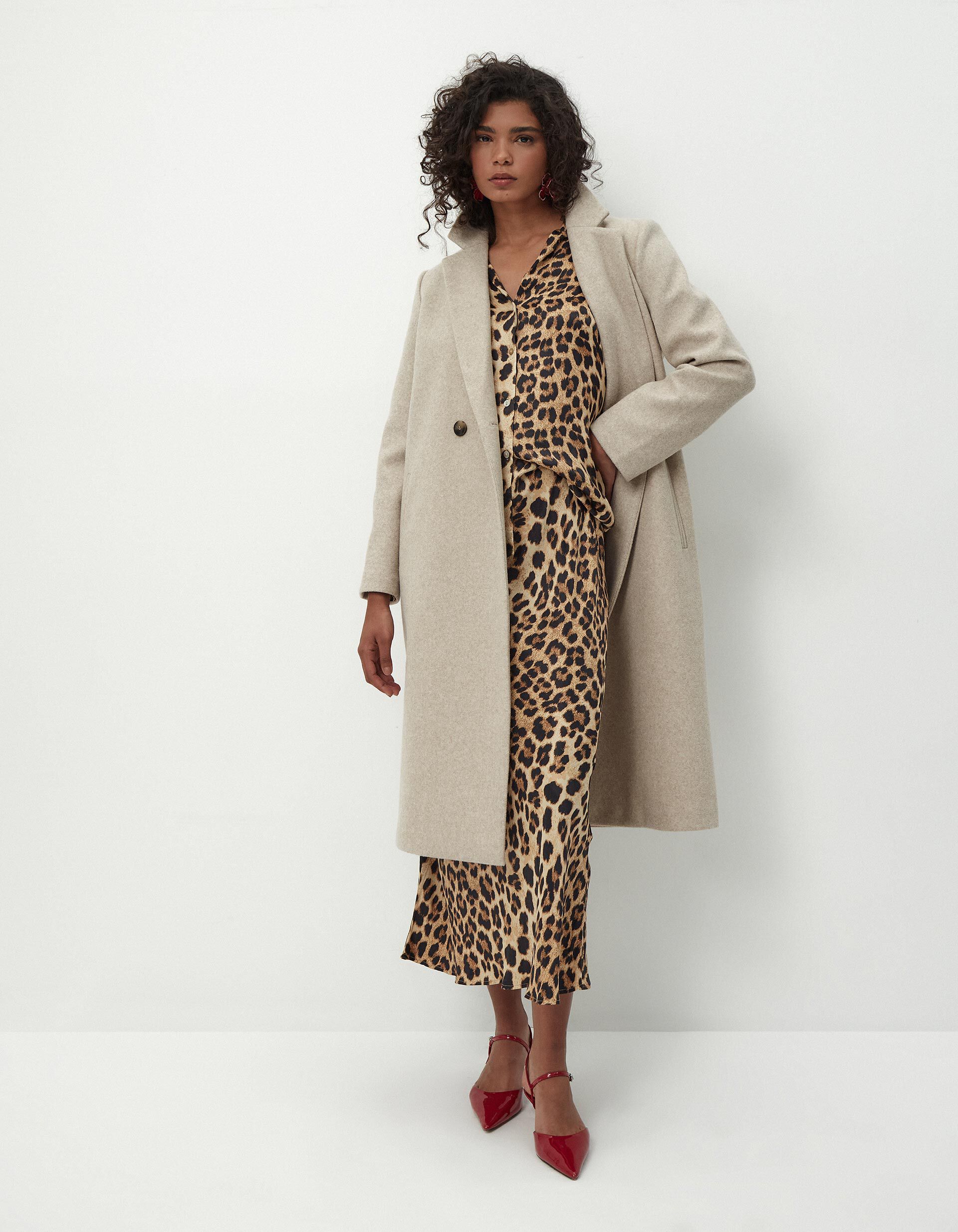 Comprar Online Sobretudo, Mulher, Bege Claro