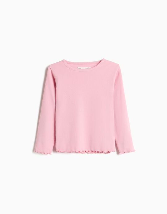 Comprar Online Camisola De Manga Comprida, Menina, Rosa