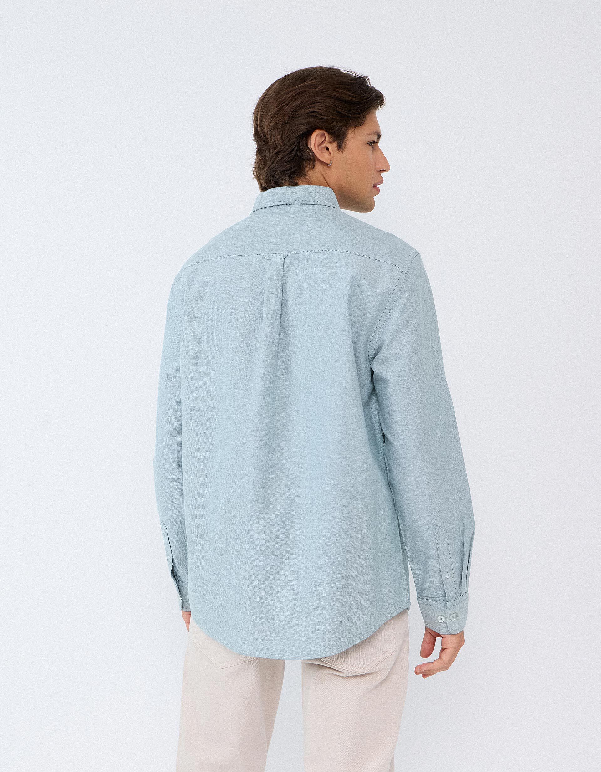 Comprar Online Camisa Oxford, Homem, Verde &Aacute;gua