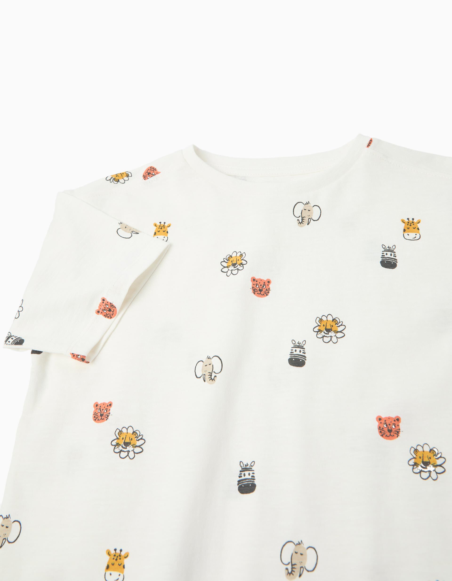 Comprar Online T-shirt Estampada, Menino, Branco
