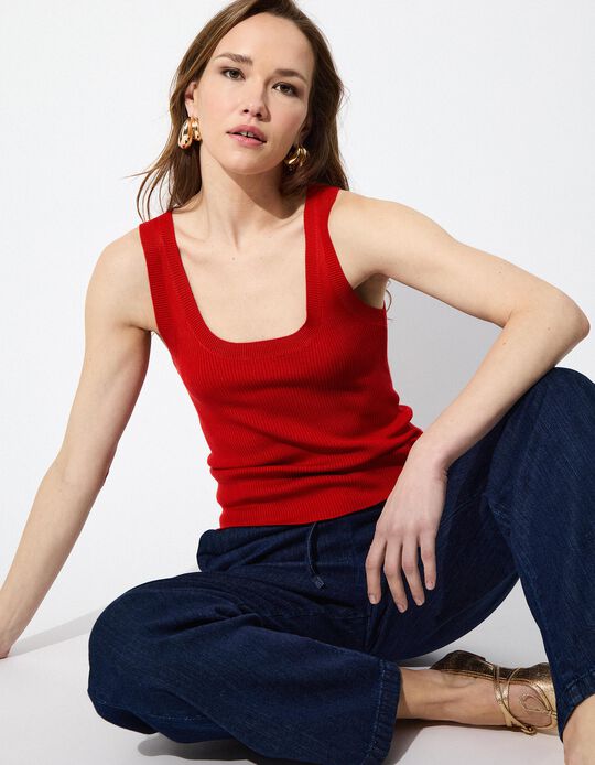 Comprar Online Top, Mulher, Vermelho