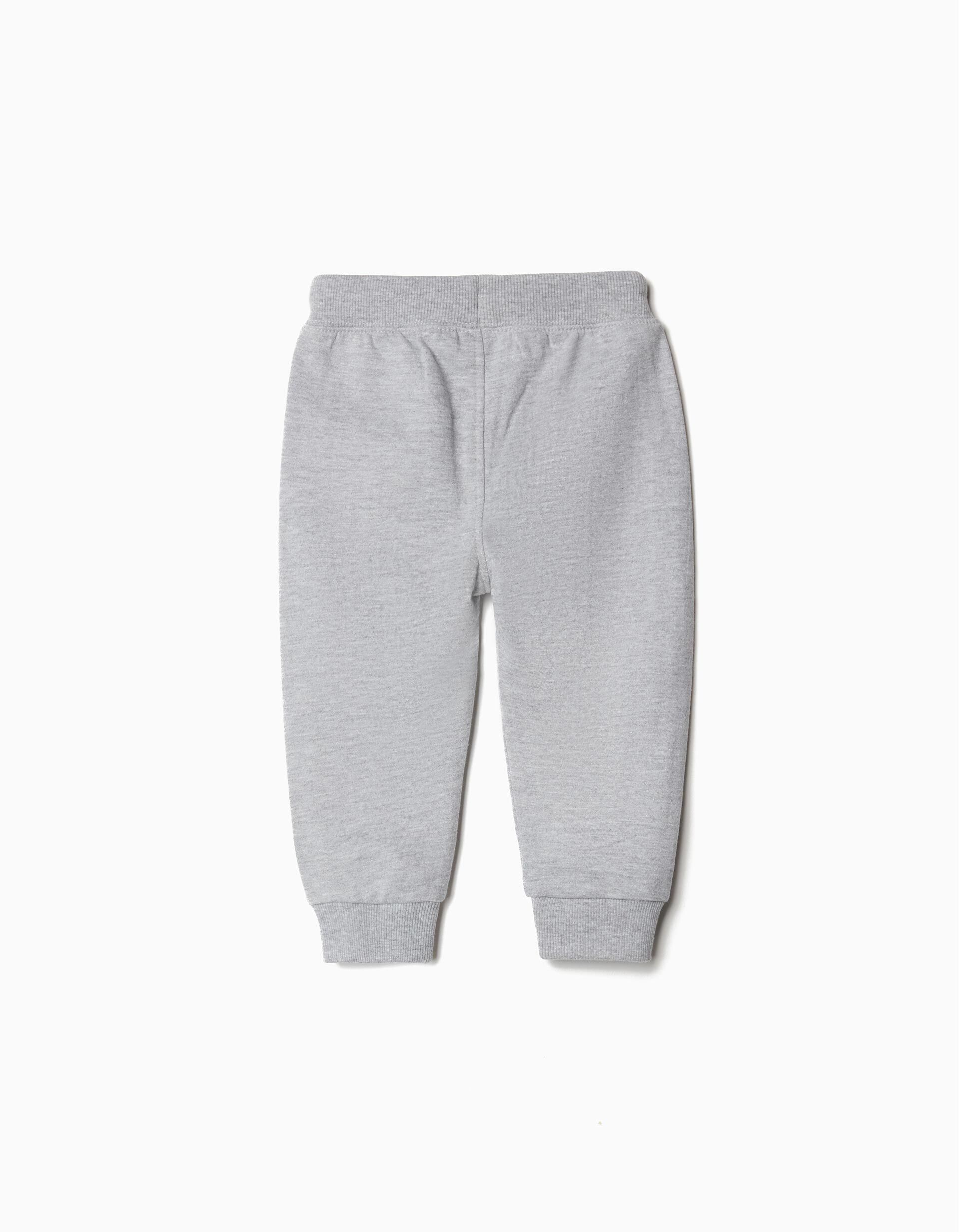 Comprar Online Cal&ccedil;as de Felpa, Menino, Cinzento Claro