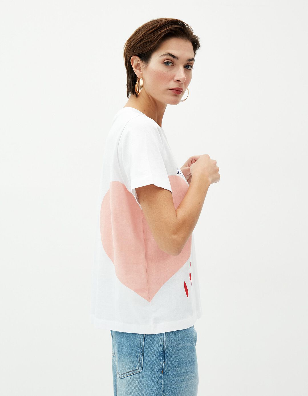 T-shirt Dia dos Namorados, Mulher, Branco