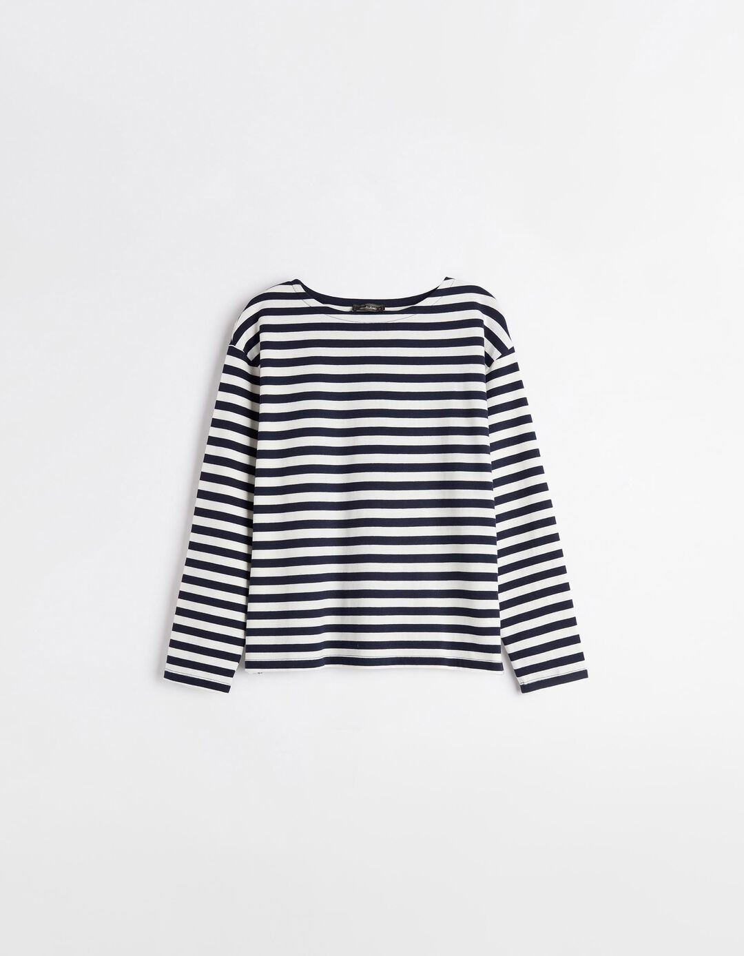 Camisola Riscas, Mulher, Azul Escuro