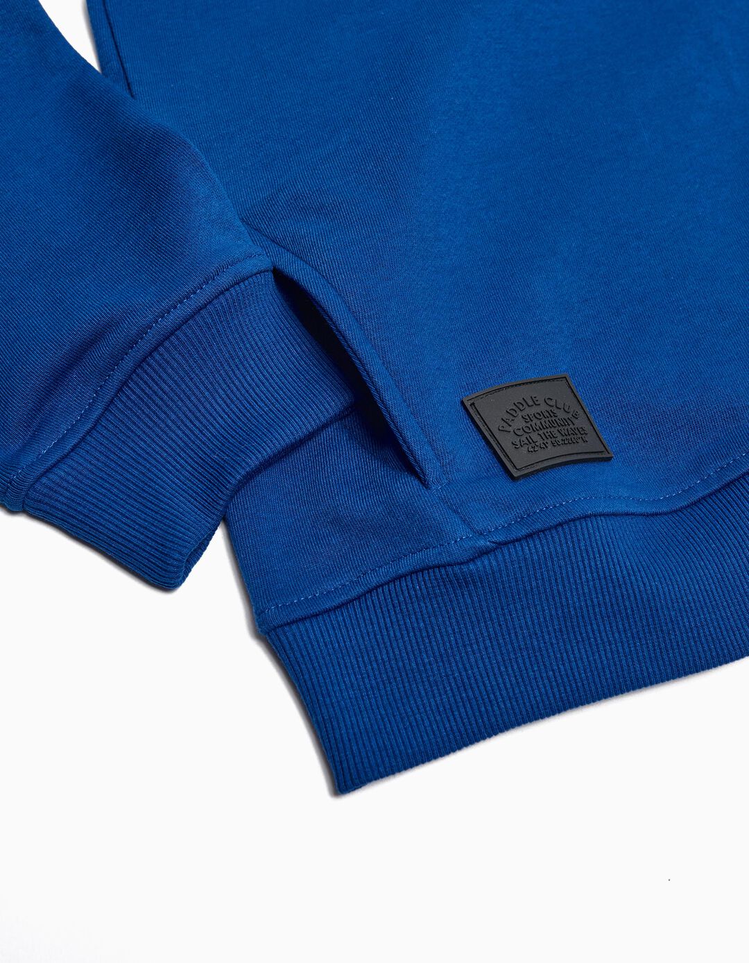 Sweatshirt Capuz, Menino, Azul Escuro