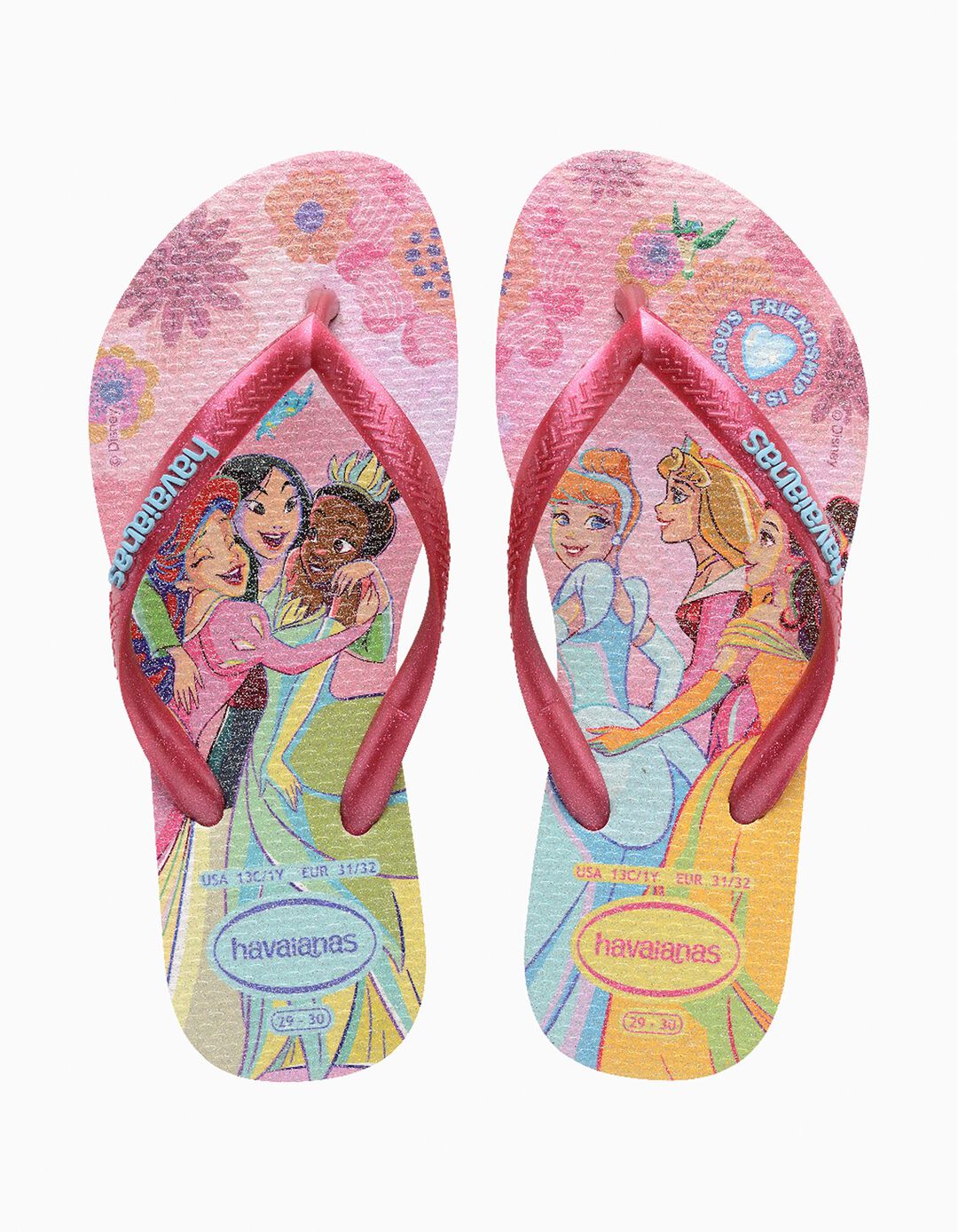 Chinelos Havaianas 'Disney', Menina, Rosa