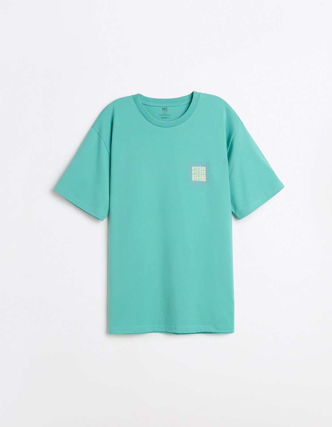 T-shirt Estampada, Homem, Azul