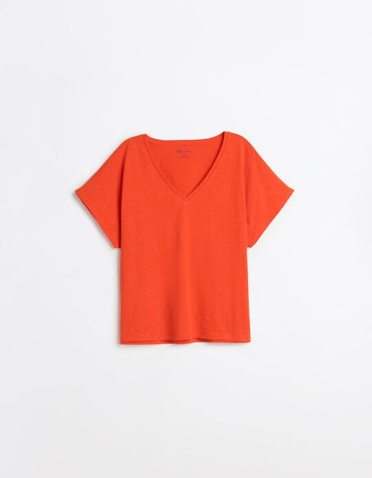 Comprar Online T-shirt, Mulher, Laranja