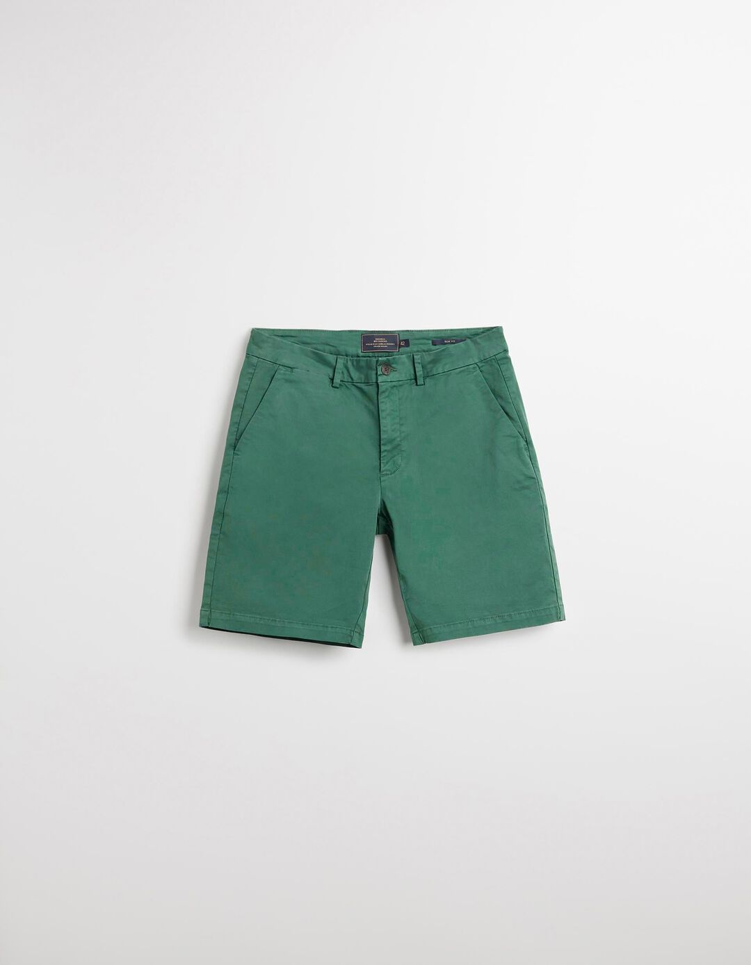Calções 'Slim fit', Homem, Verde Escuro