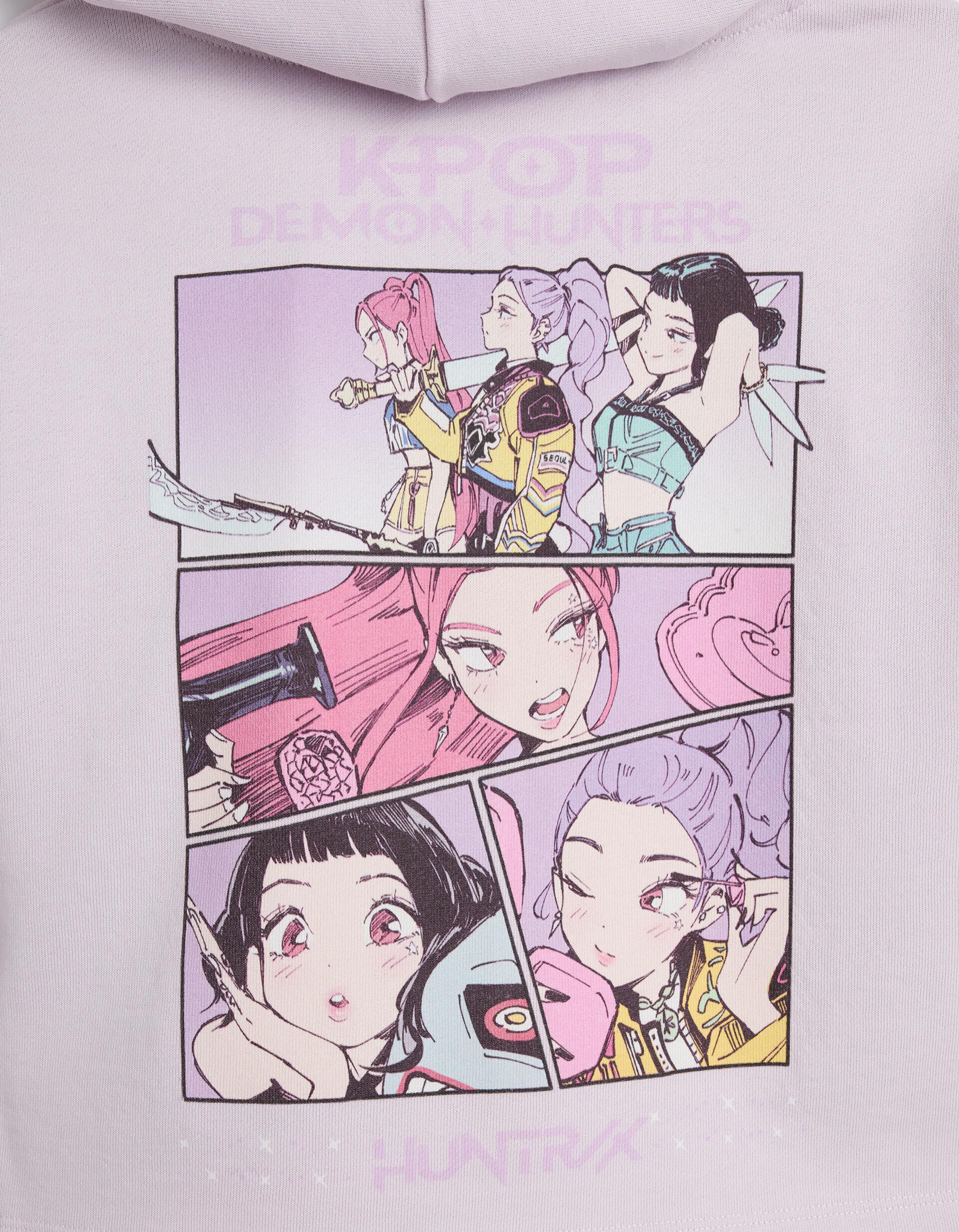 Comprar Online Sweatshirt 'K-Pop Demon Hunters', Menina, Roxo Claro