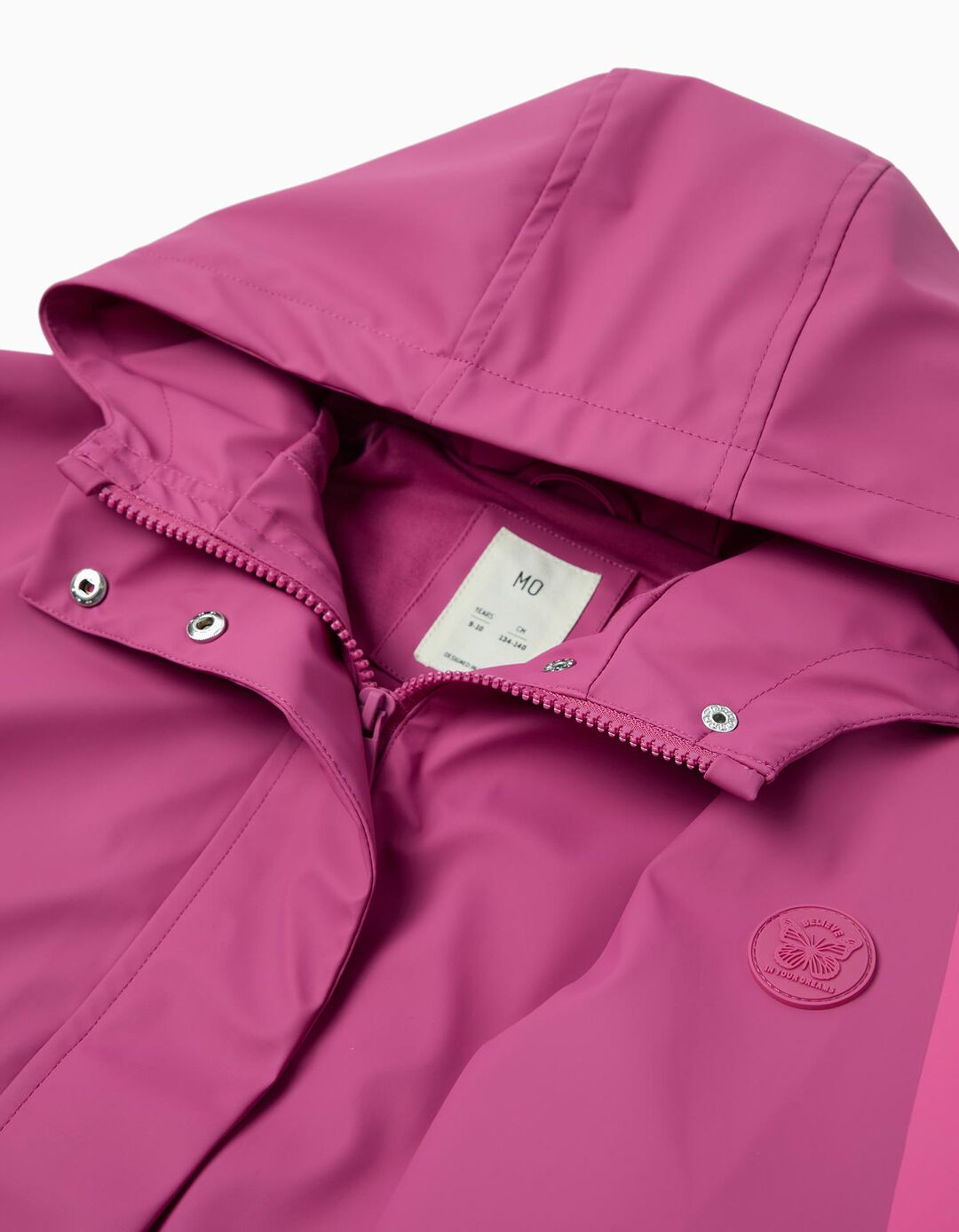 Parka, Menina, Rosa Escuro