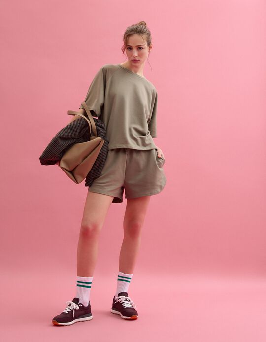 Comprar Online Cal&ccedil;&otilde;es Fleece, Mulher, Verde