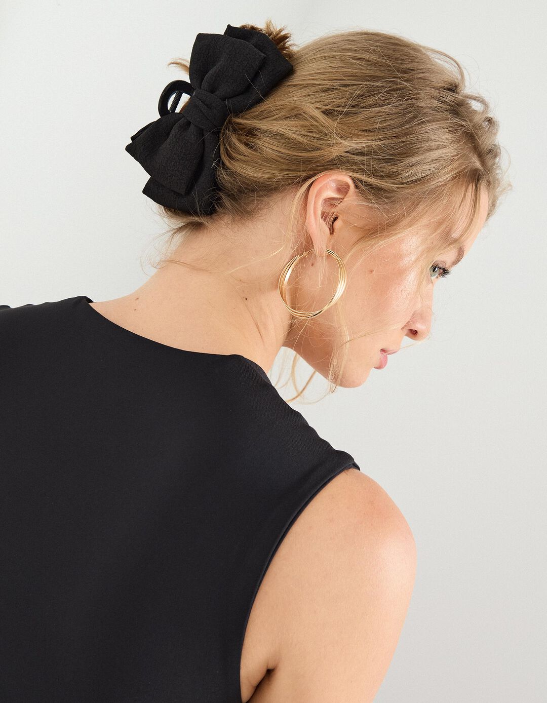 Mola de Cabelo, Mulher, Preto 
