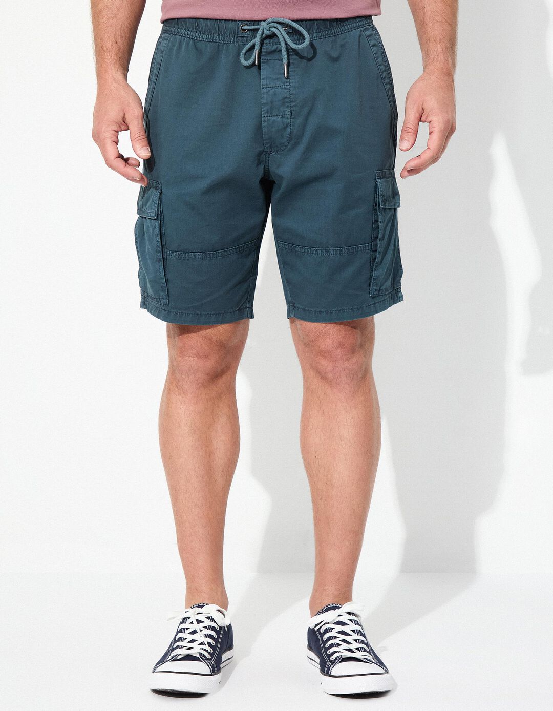 Calções Cargo, Homem, Azul Escuro