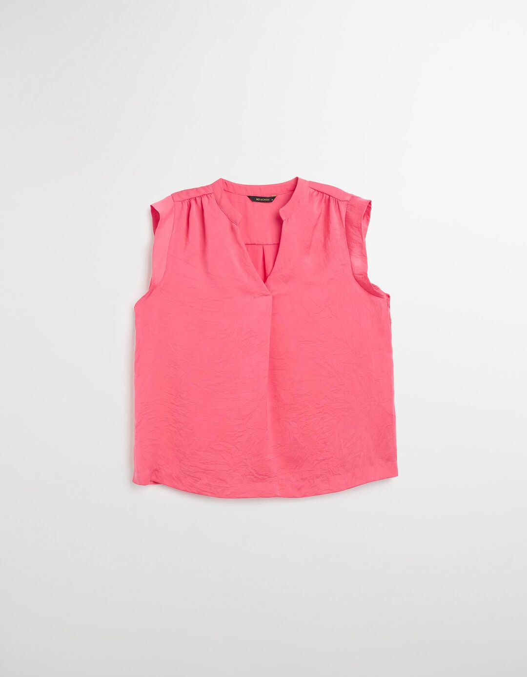 Blusa Decote em V, Mulher, Rosa 
