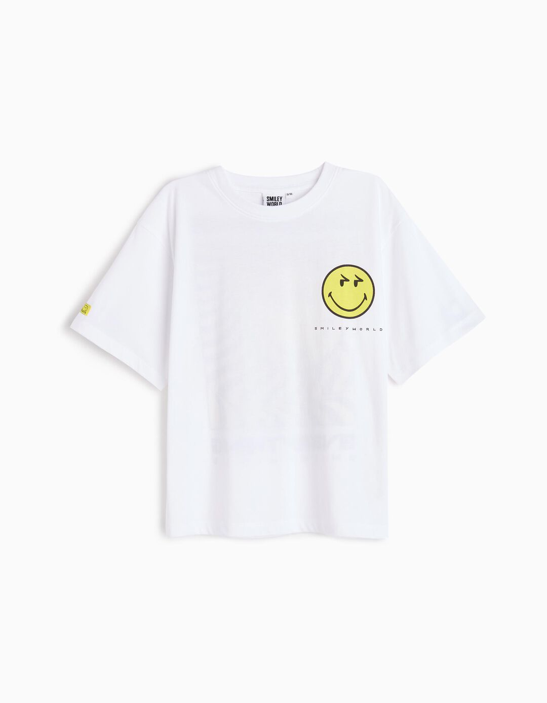 T-shirt 'Smiley World', Menino, Branco
