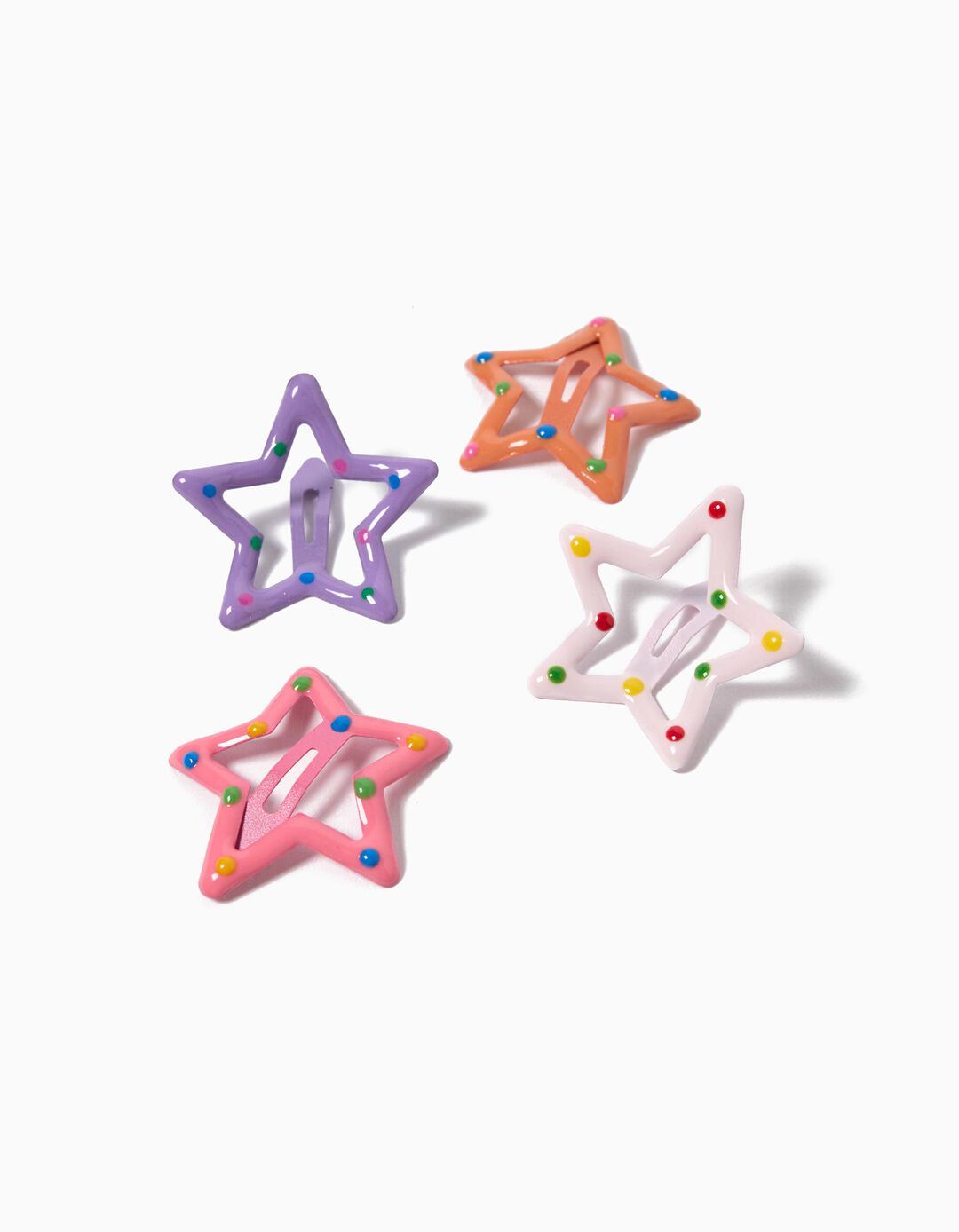 Pack 4 Ganchos de Cabelo, Menina, Multicor