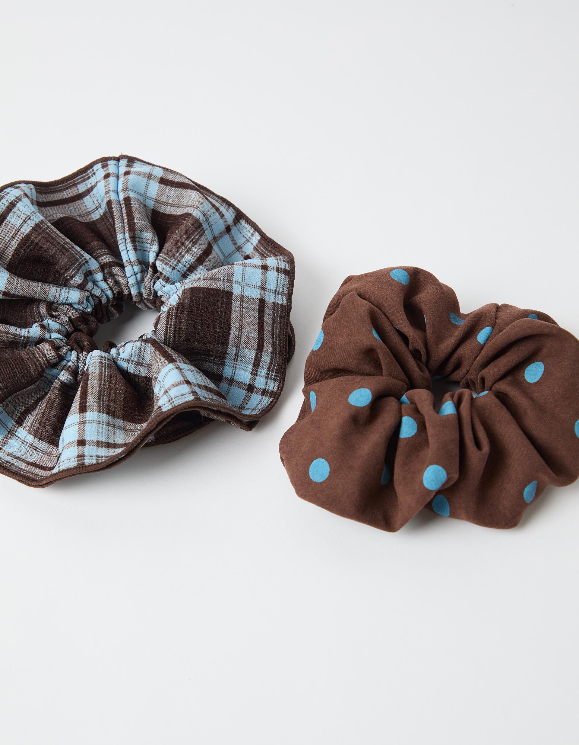 Comprar Online Pack 2 El&aacute;sticos Scrunchies, Mulher, Multicolor