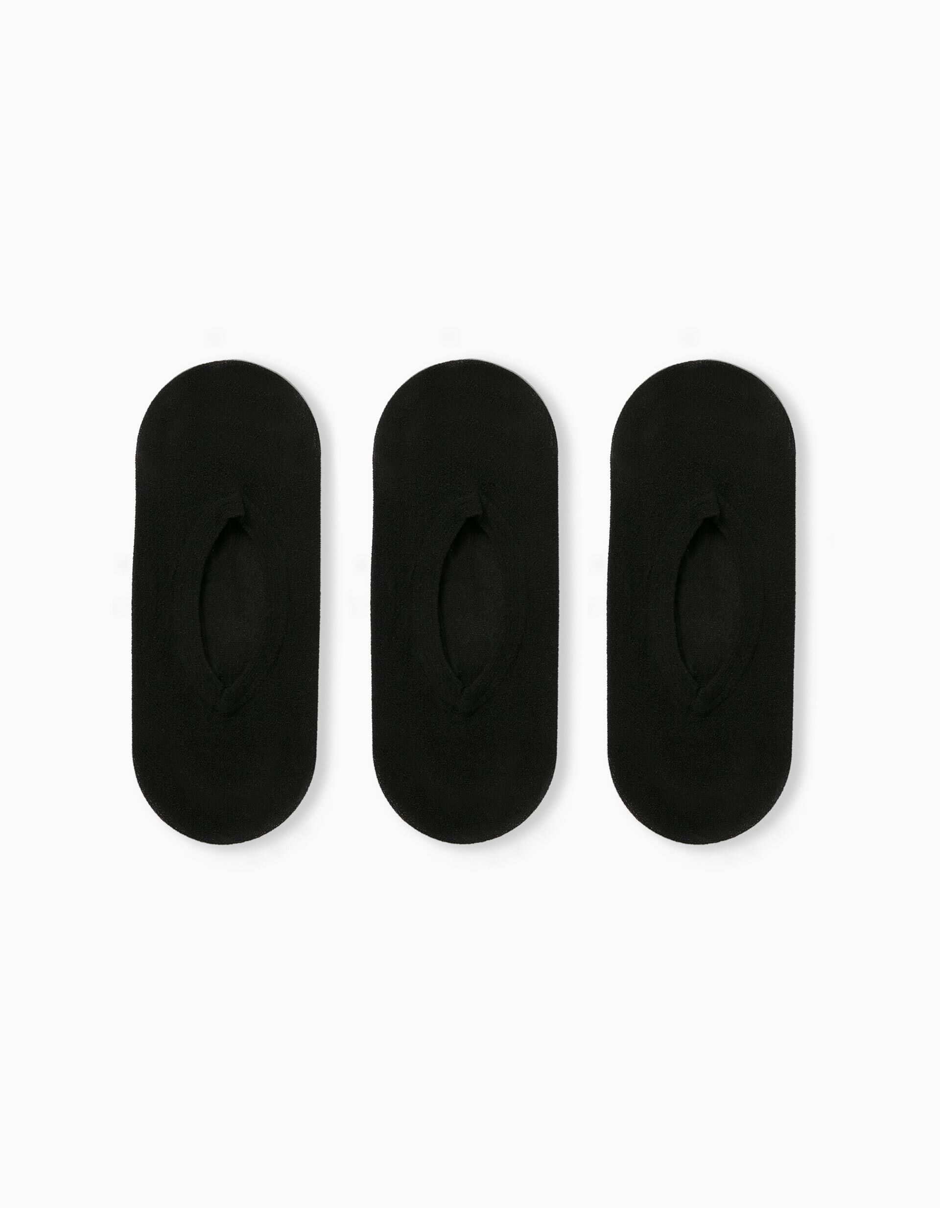 Comprar Online 3 Meias Invis&iacute;veis Mousse, Mulher, Preto