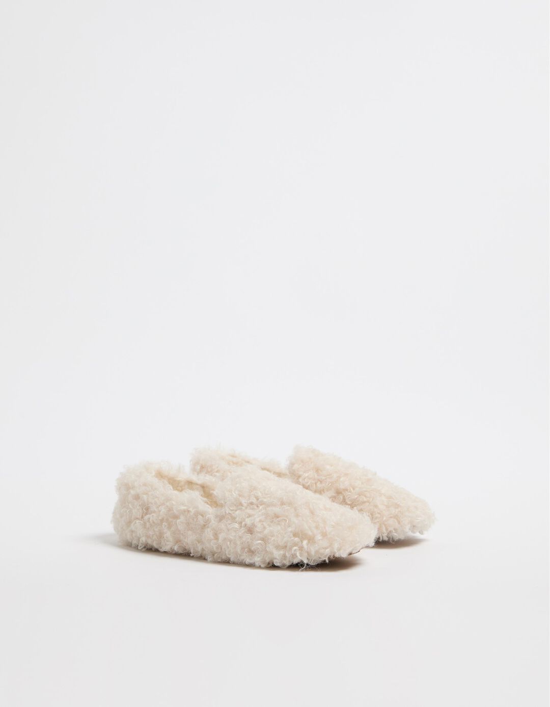 Pantufas Sherpa, Mulher, Branco