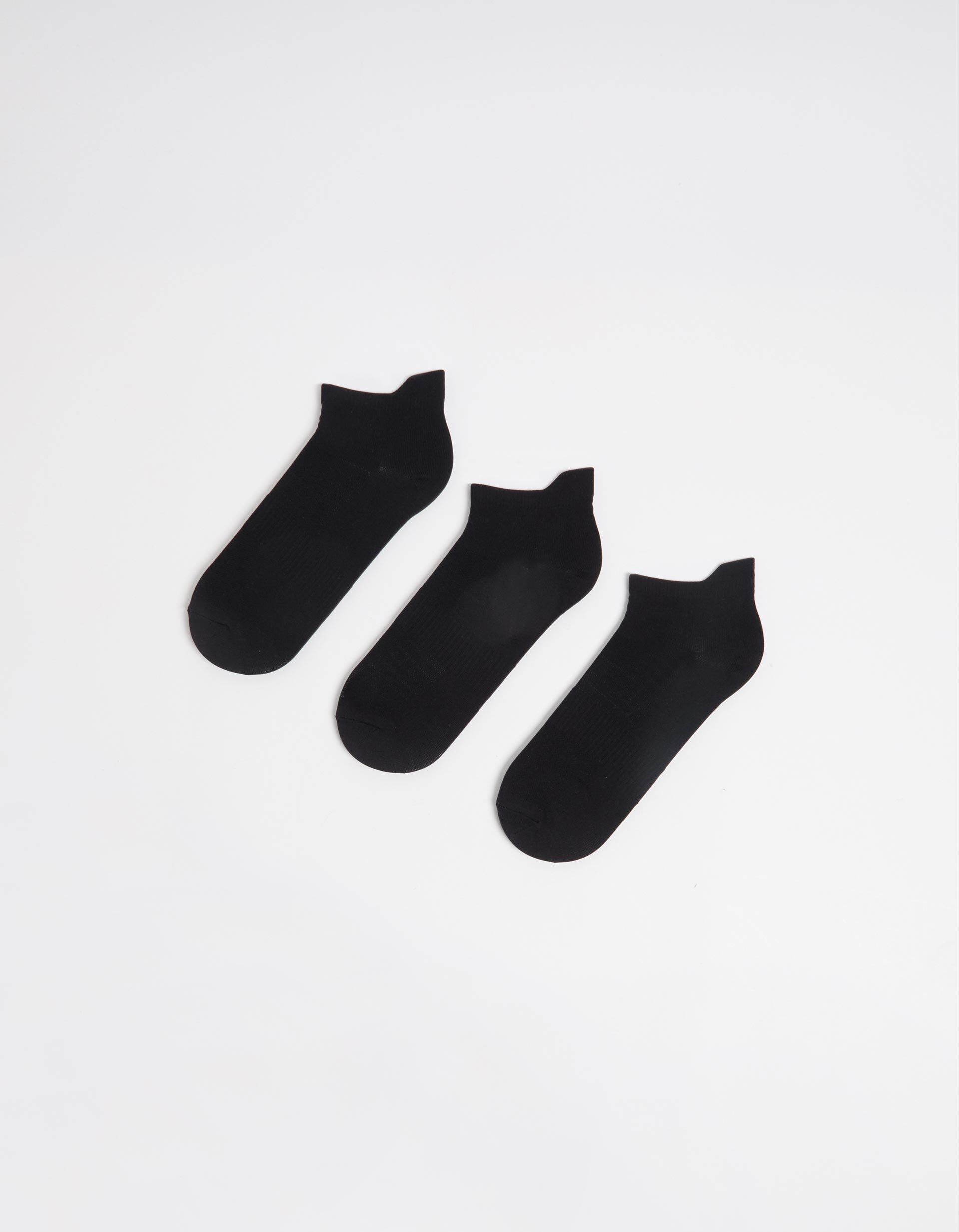 Comprar Online Pack 3 Pares de Meias Desporto, Homem, Preto
