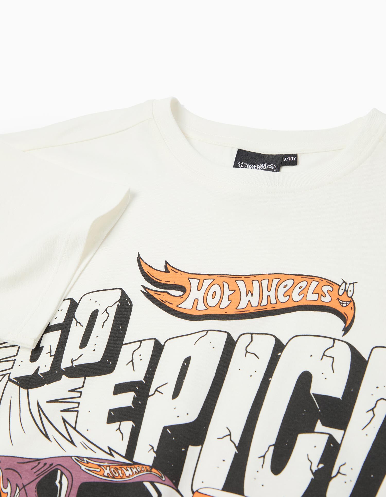 Comprar Online T-shirt 'Hot Wheels', Menino, Branco