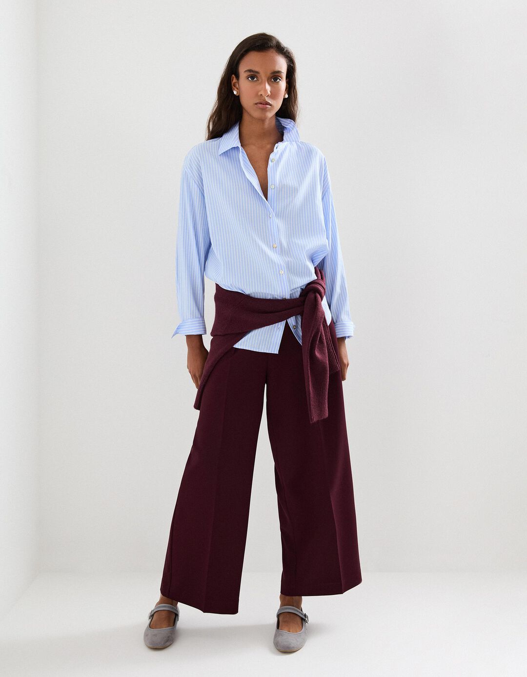 Cal&ccedil;as Culotte, Mulher, Vermelho Escuro