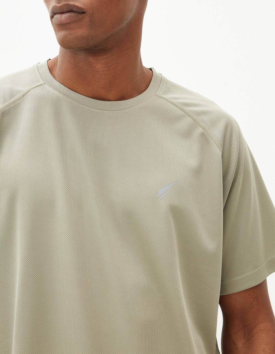 T-shirt de Desporto, Homem, Bege Escuro