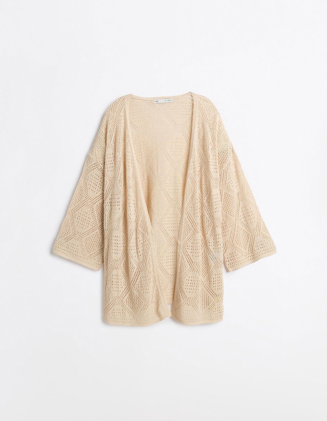 Casaco Kimono, Mulher, Bege Claro