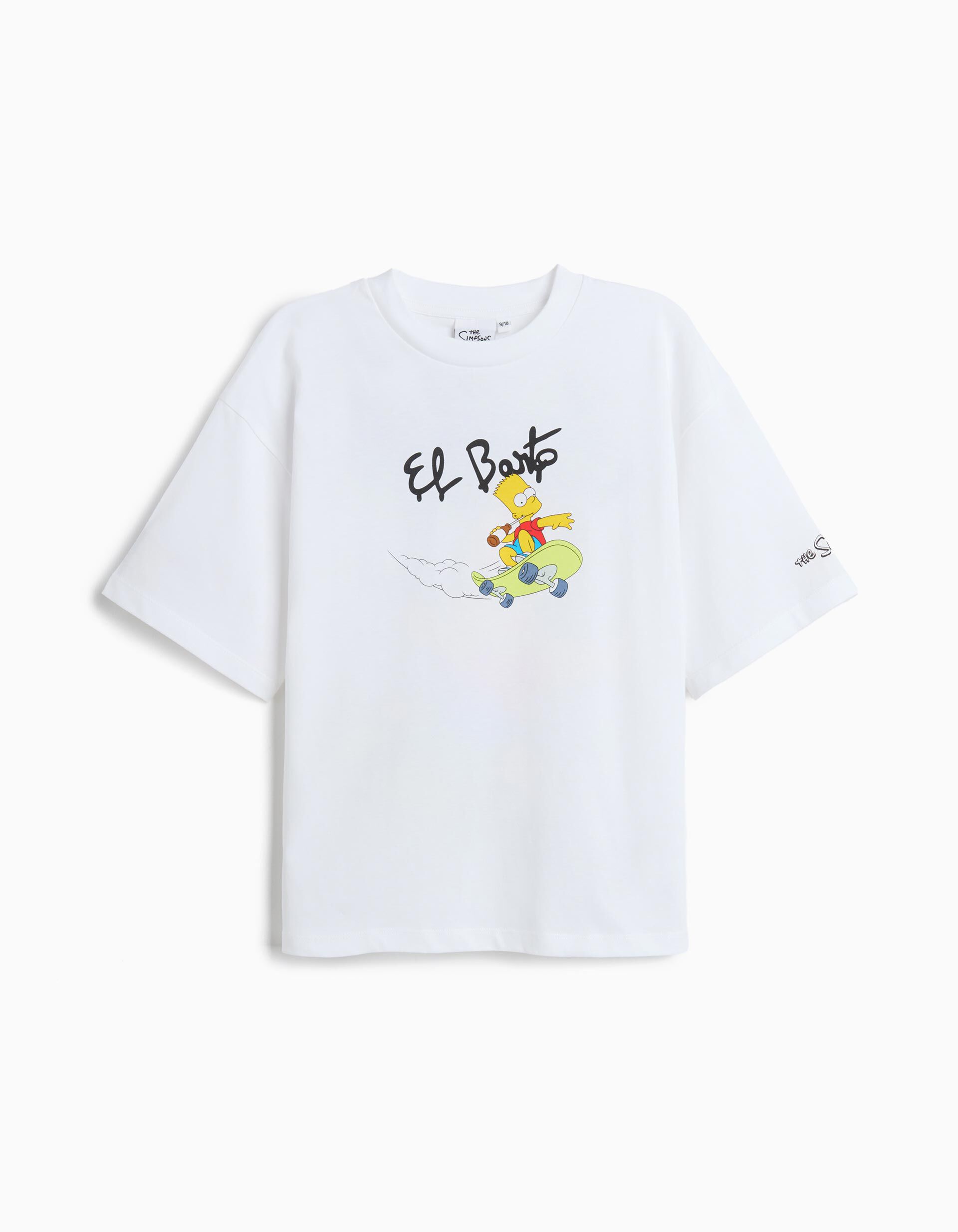 Comprar Online T-shirt 'Bart' Simpsons, Menino, Branco