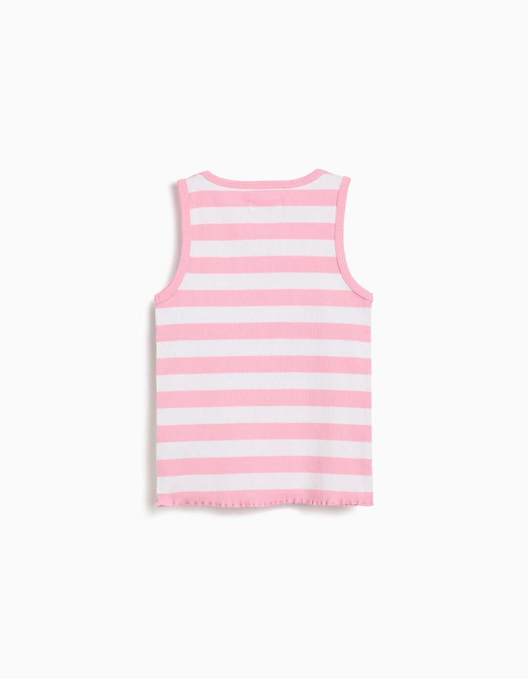 T-shirt sem Mangas, Menina, Rosa