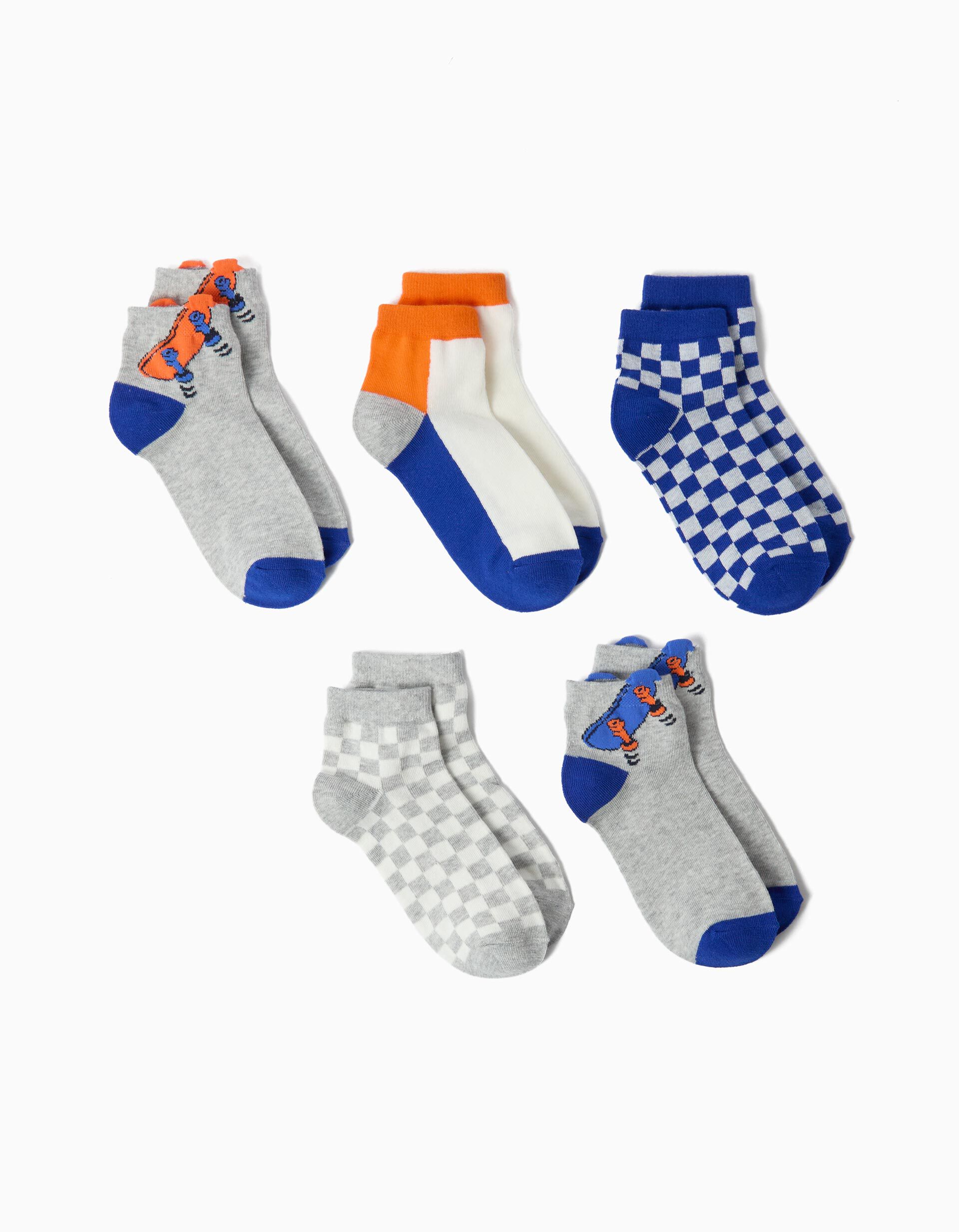 Comprar Online Pack 5 Pares De Meias, Menino, Multicolor