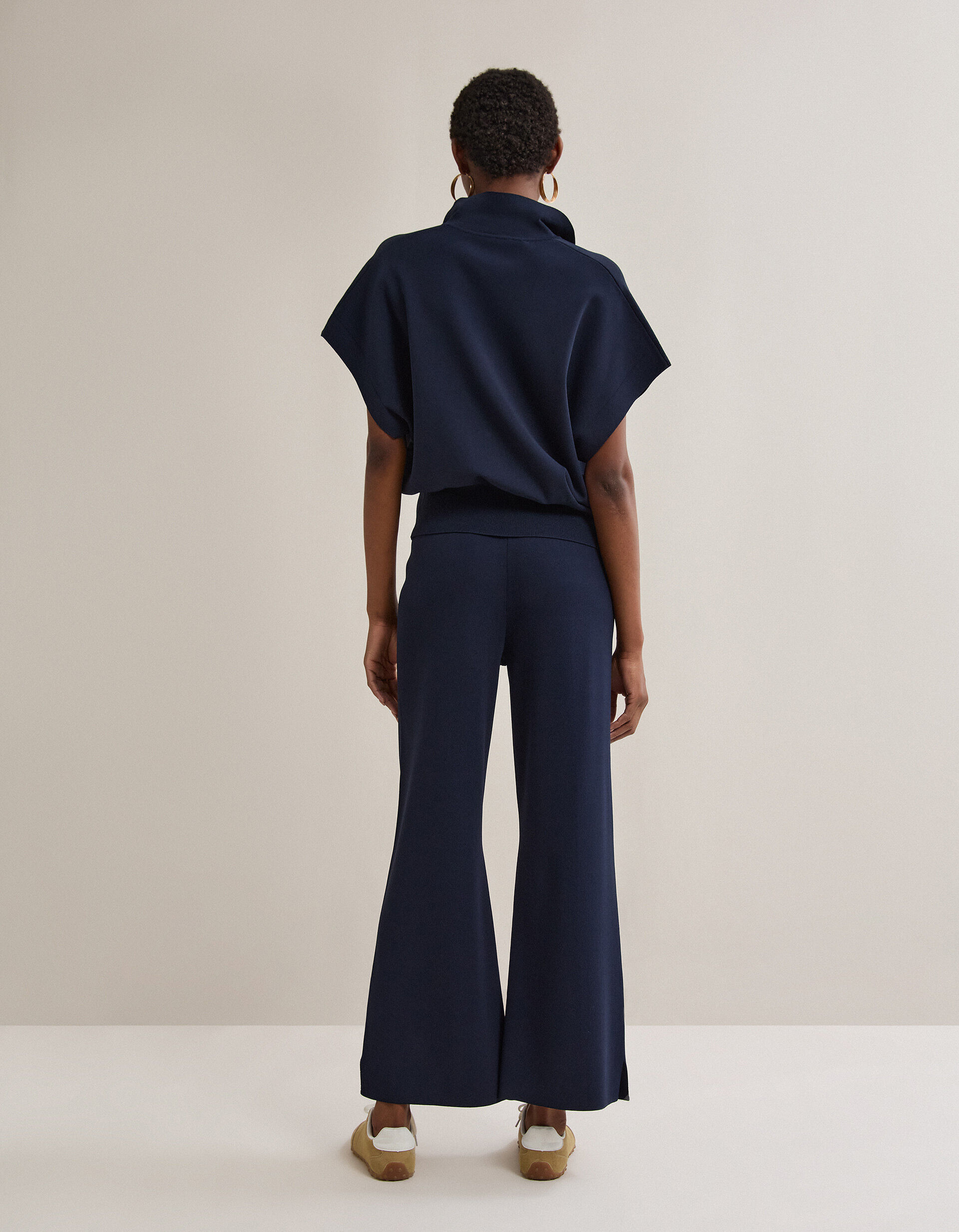 Comprar Online Cal&ccedil;as de Malha, Mulher, Azul Escuro