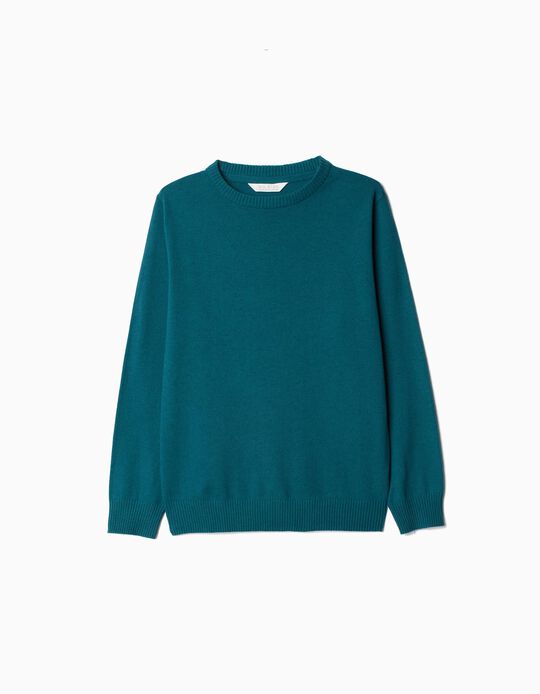 Comprar Online Camisola de Malha, Menino, Verde Escuro