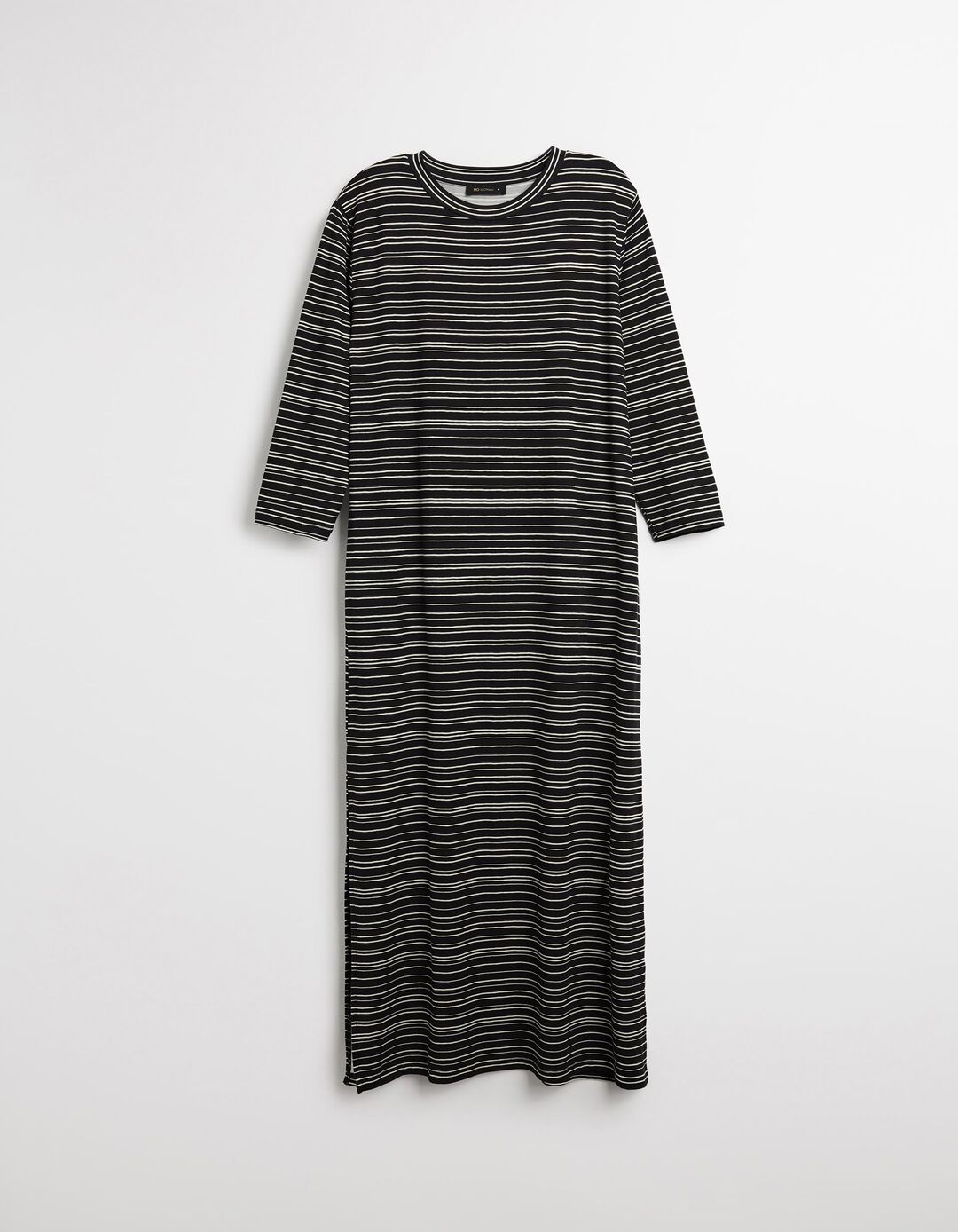 Vestido Estampado, Mulher, Cinzento Escuro