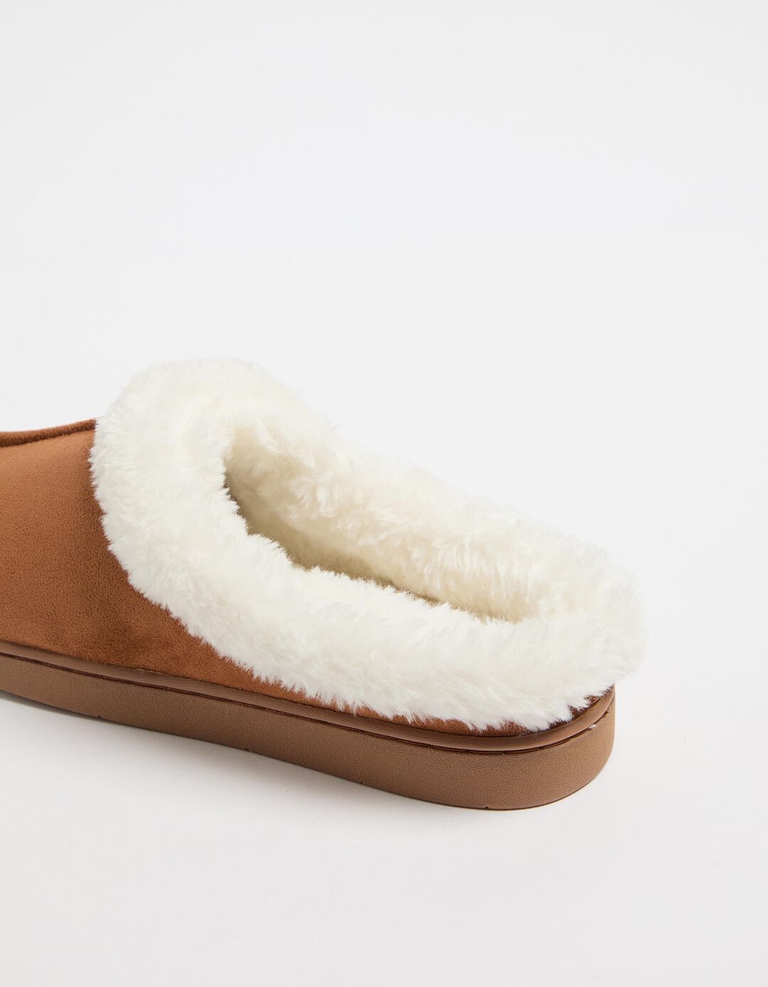 Chinelos Interior Sherpa, Mulher, Bege