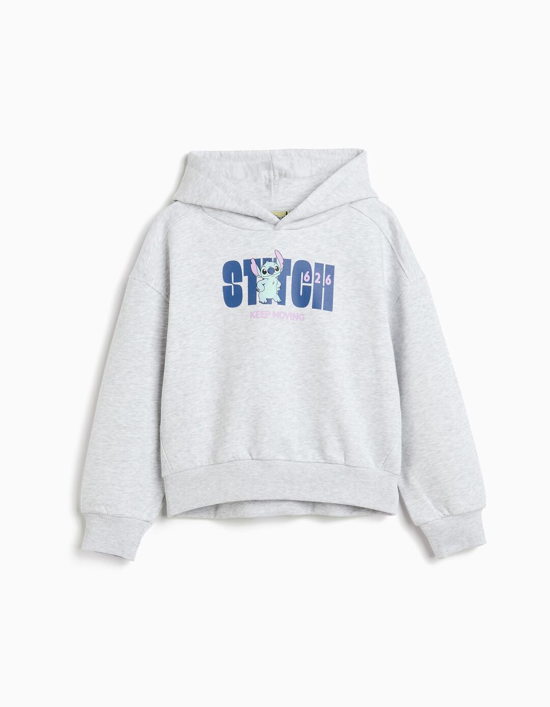 Sweatshirt Capuz 'Stitch' &copy;Disney, Menina, Cinzento Claro