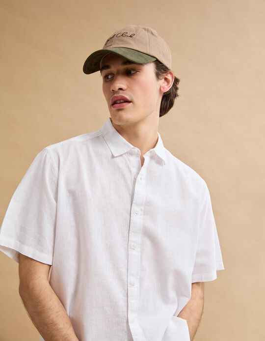 Comprar Online Camisa com Linho, Homem, Branco