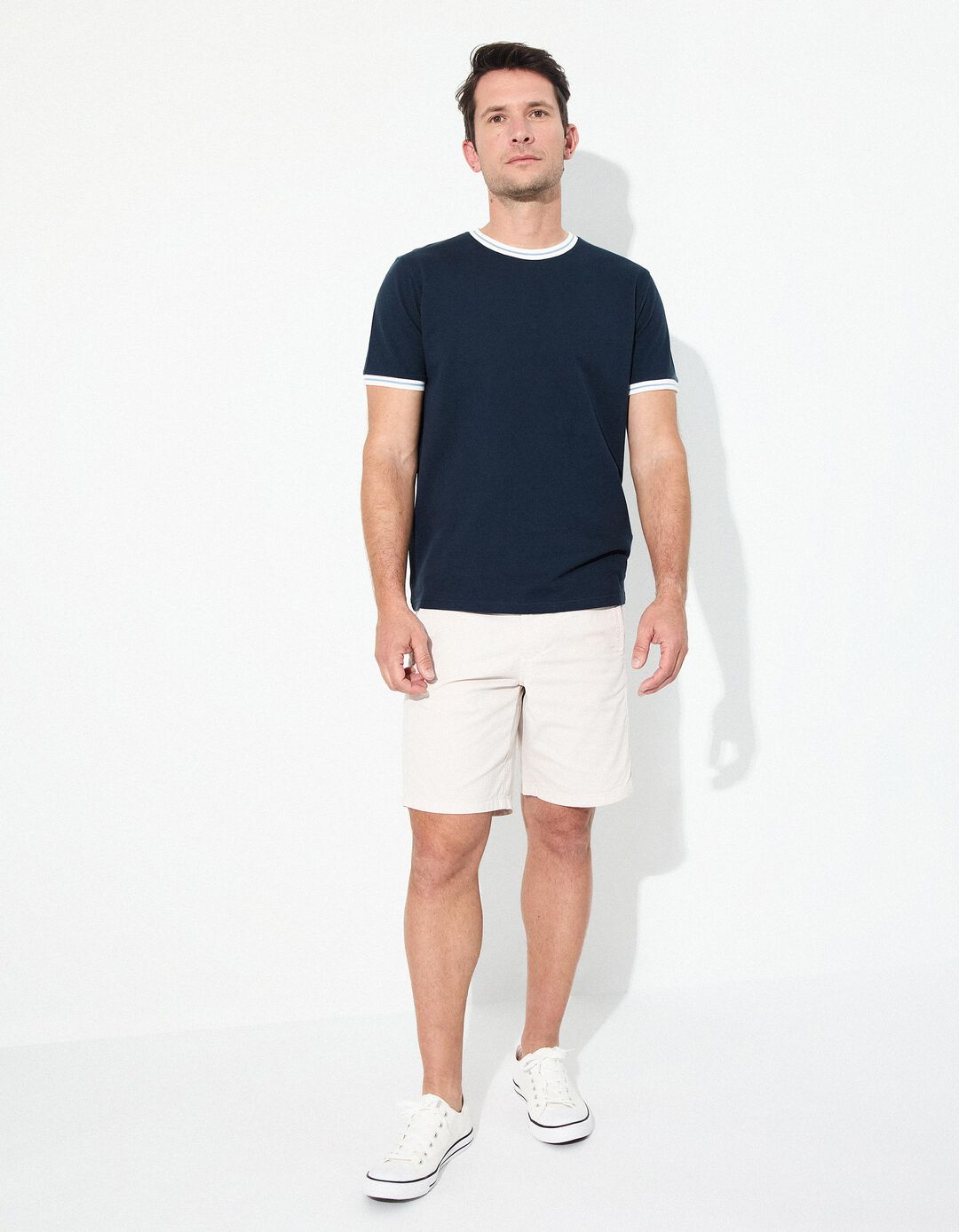T-shirt Jersey, Homem, Azul Escuro 