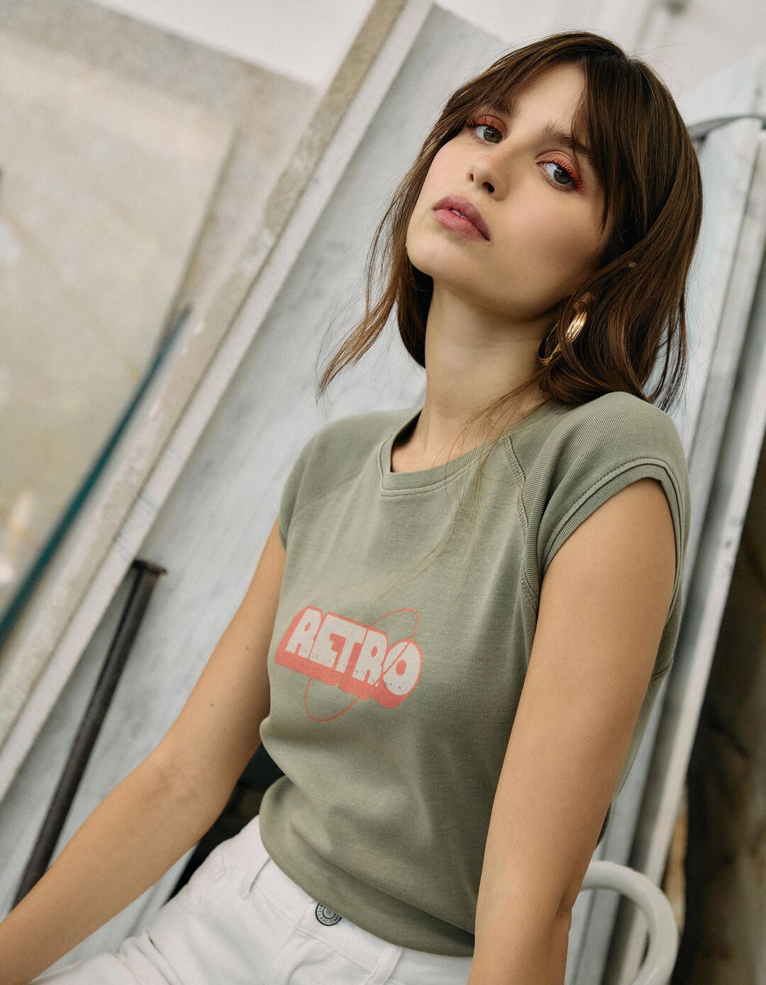 T-shirt Print, Mulher, Verde