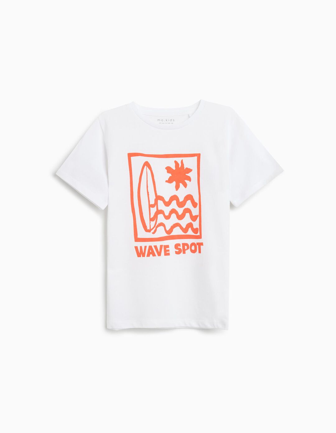 T-shirt Print, Menino, Branco
