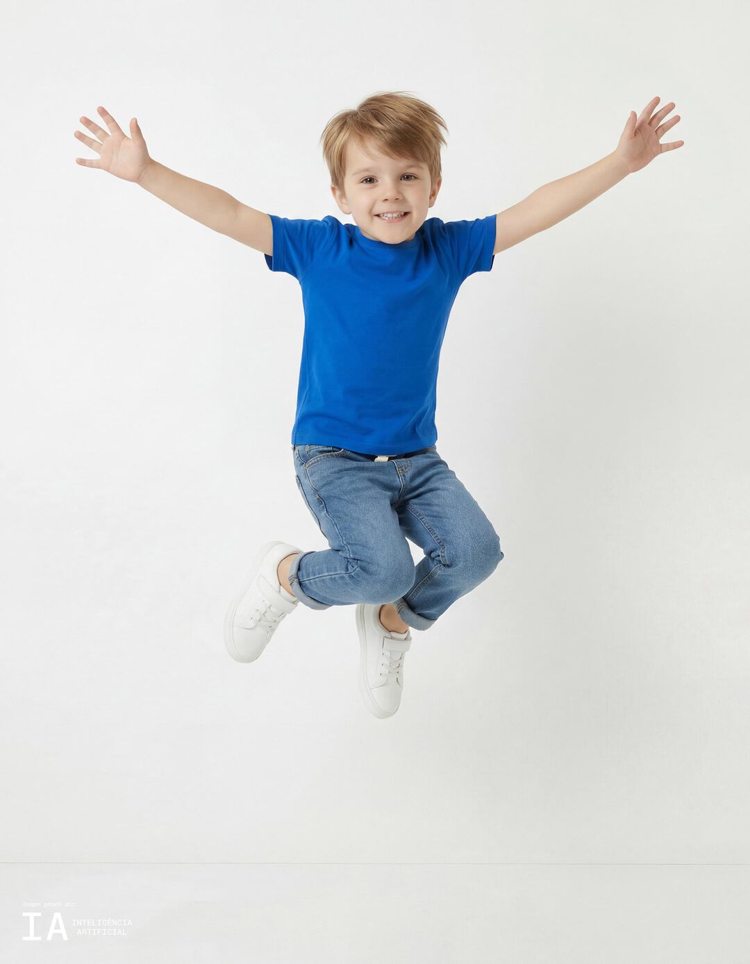 T-shirt, Menino, Azul