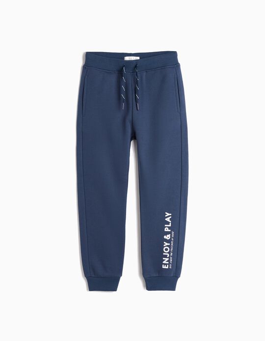 Comprar Online Calças de Felpa, Menino, Azul