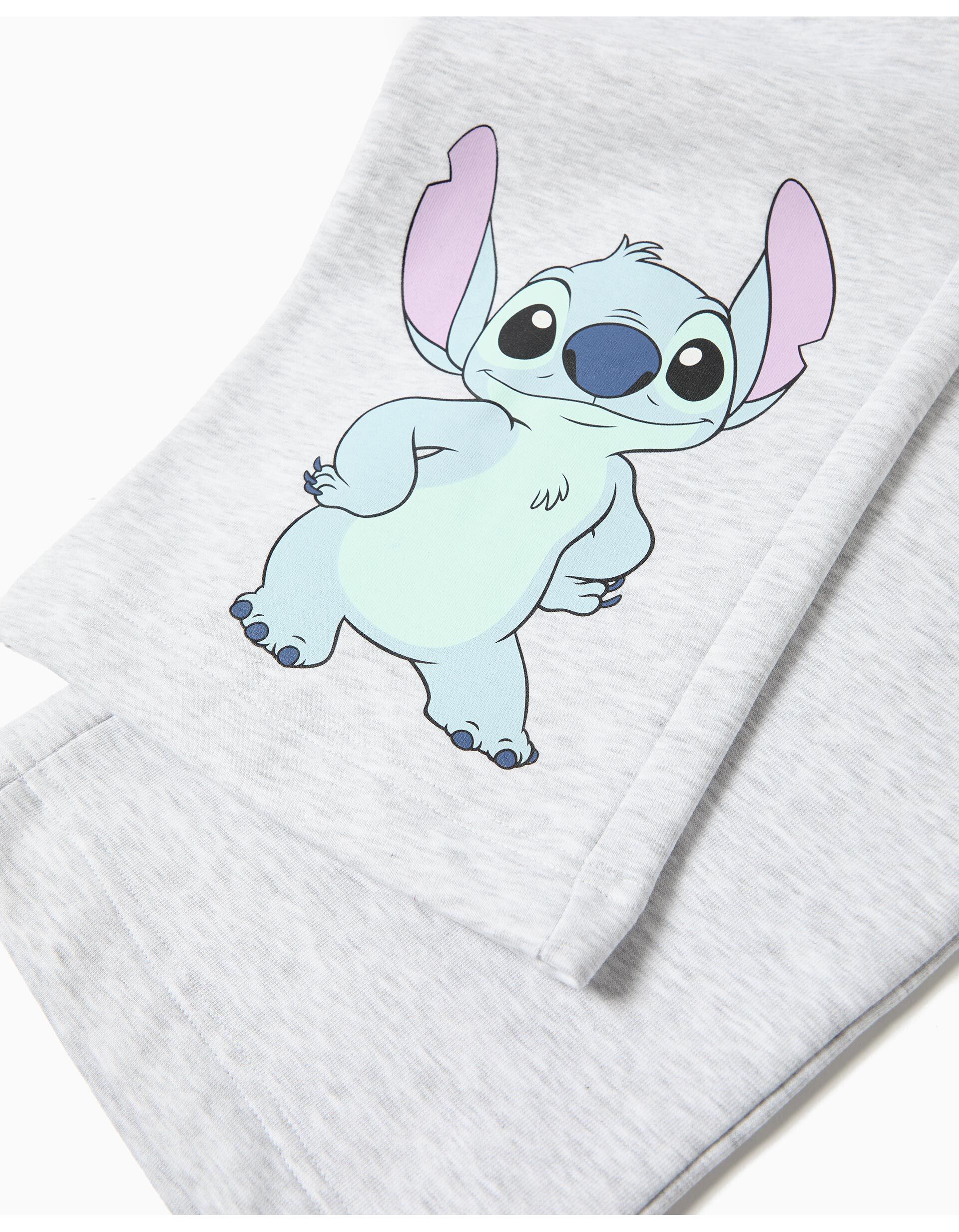 Comprar Online Cal&ccedil;as de Jogging 'Stitch' &copy;Disney, Menina, Cinzento Claro