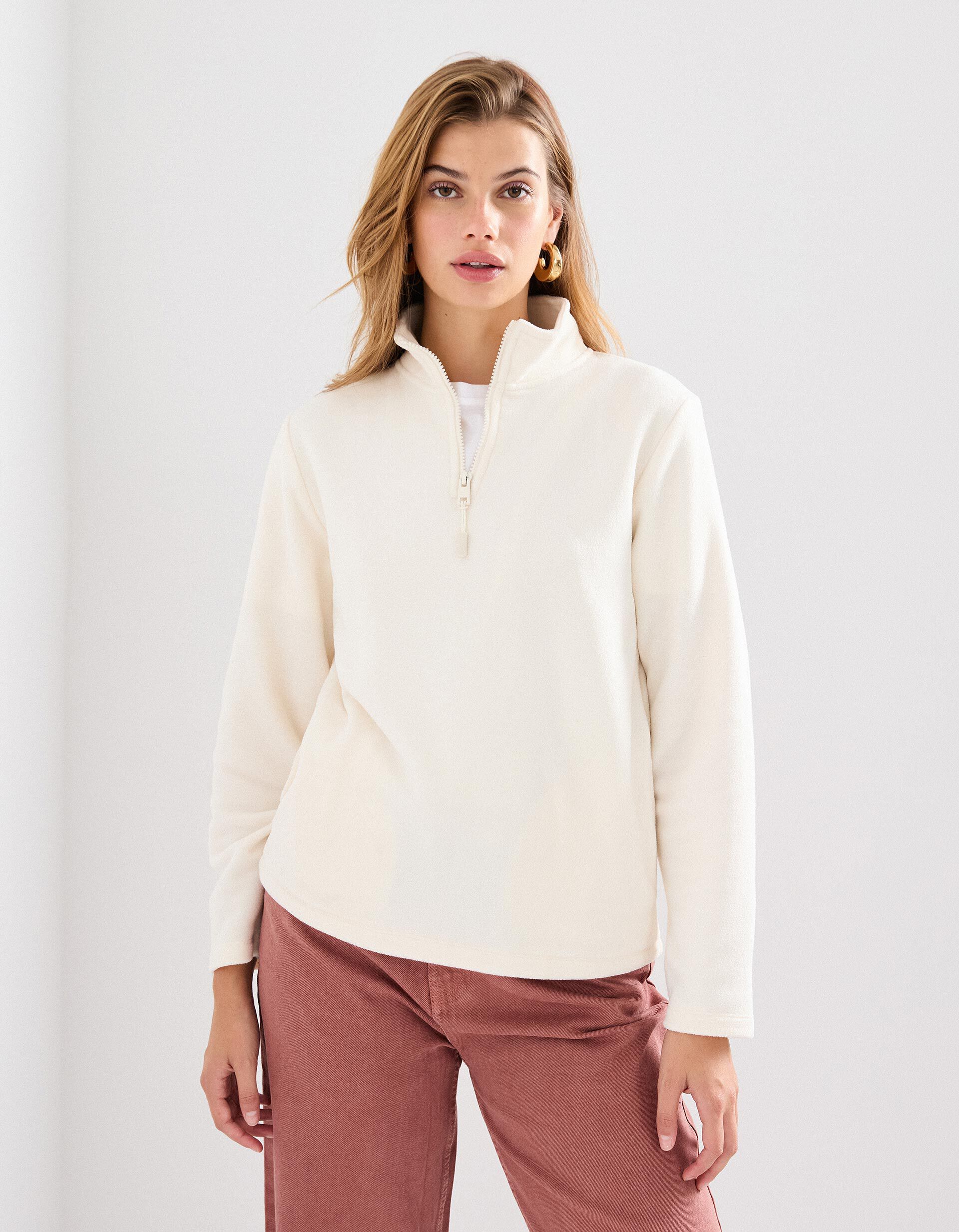 Comprar Online Camisola Polar, Mulher, Branco