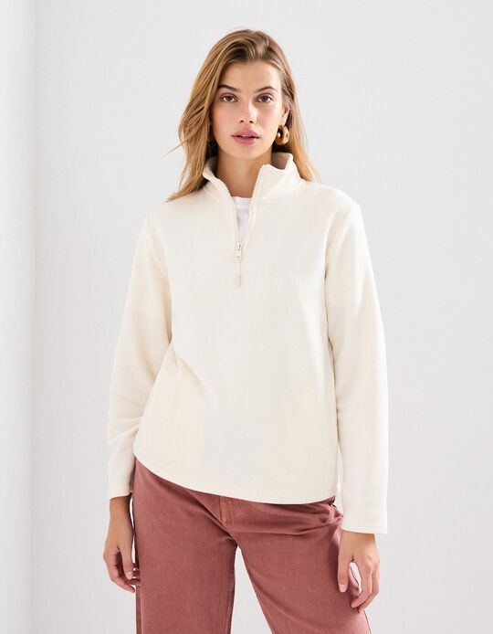Comprar Online Camisola Polar, Mulher, Branco