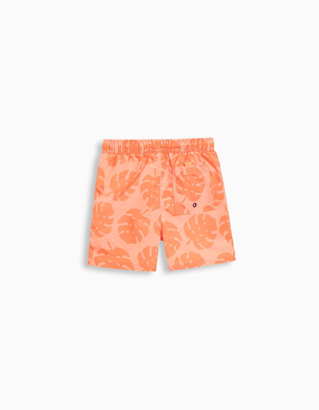 Calções de Banho Estampados, Menino, Laranja Claro 
