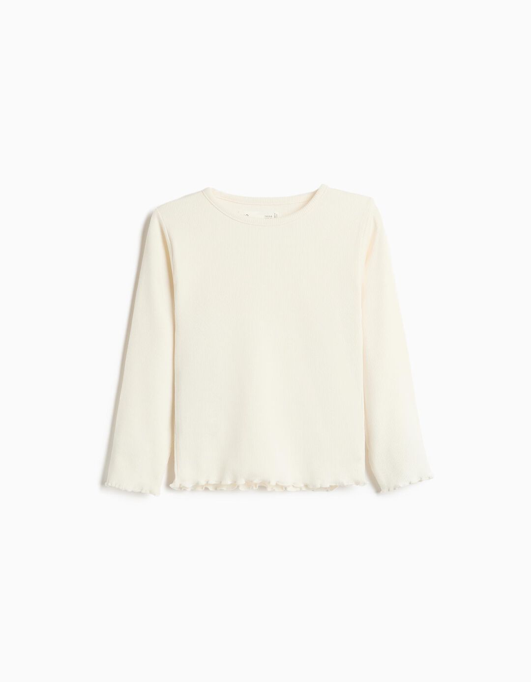 Camisola De Manga Comprida, Menina, Branco